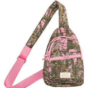 Simply Southern Pink Camo Sling Crossbody Bag